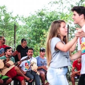 Oficina de Ritmos e Danças com Fandanguará - 1a. Semana do Fandango Caiçara de Guaraqueçaba - PR